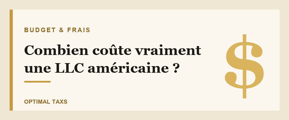 Illustration : combien coûte vraiment une LLC américaine