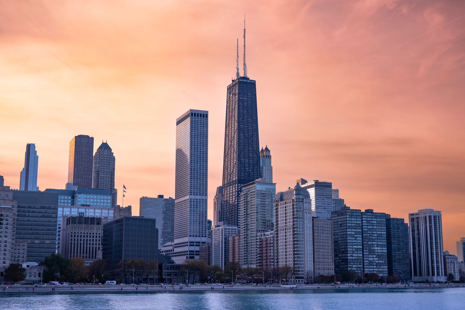 Skyline de Chicago en centre-ville